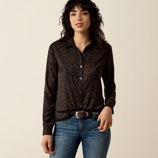 Ladies Ariat Homestyle Shirt - Boot Scootin' - 10079527