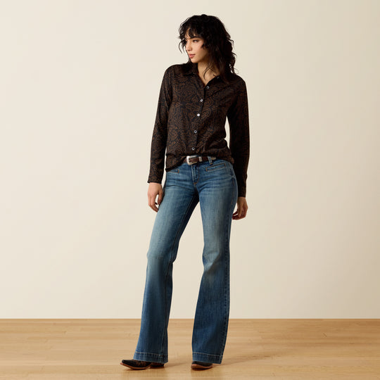 Ladies Ariat Homestyle Shirt - Boot Scootin' - 10079527