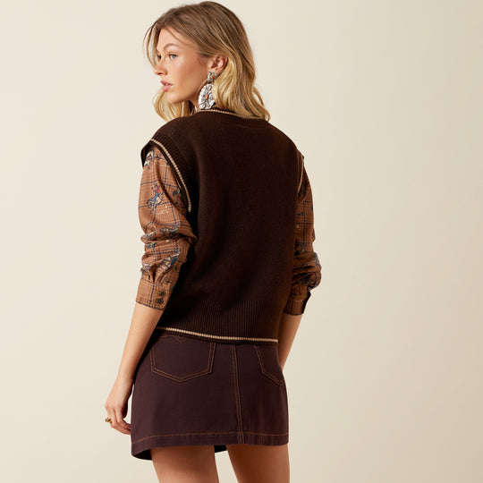 Ladies Ariat Wichita Sweater Vest - 10079634