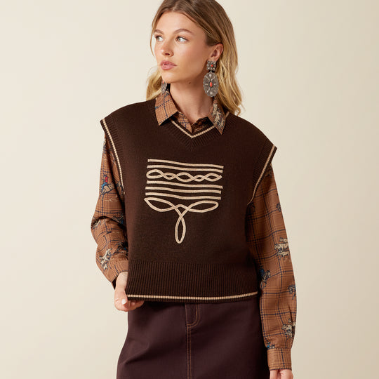 Ladies Ariat Wichita Sweater Vest - 10079634