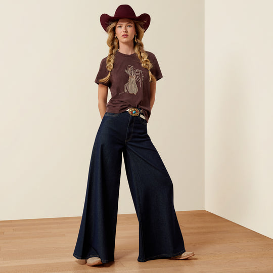 Ladies Ariat Rebel With A Cause T-Shirt - 10079672