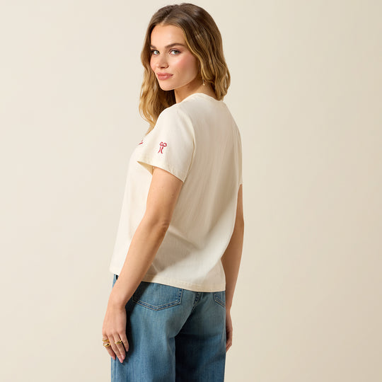 Ladies Ariat Sporty Short Sleeve Red Darlin' T-Shirt - 10079904