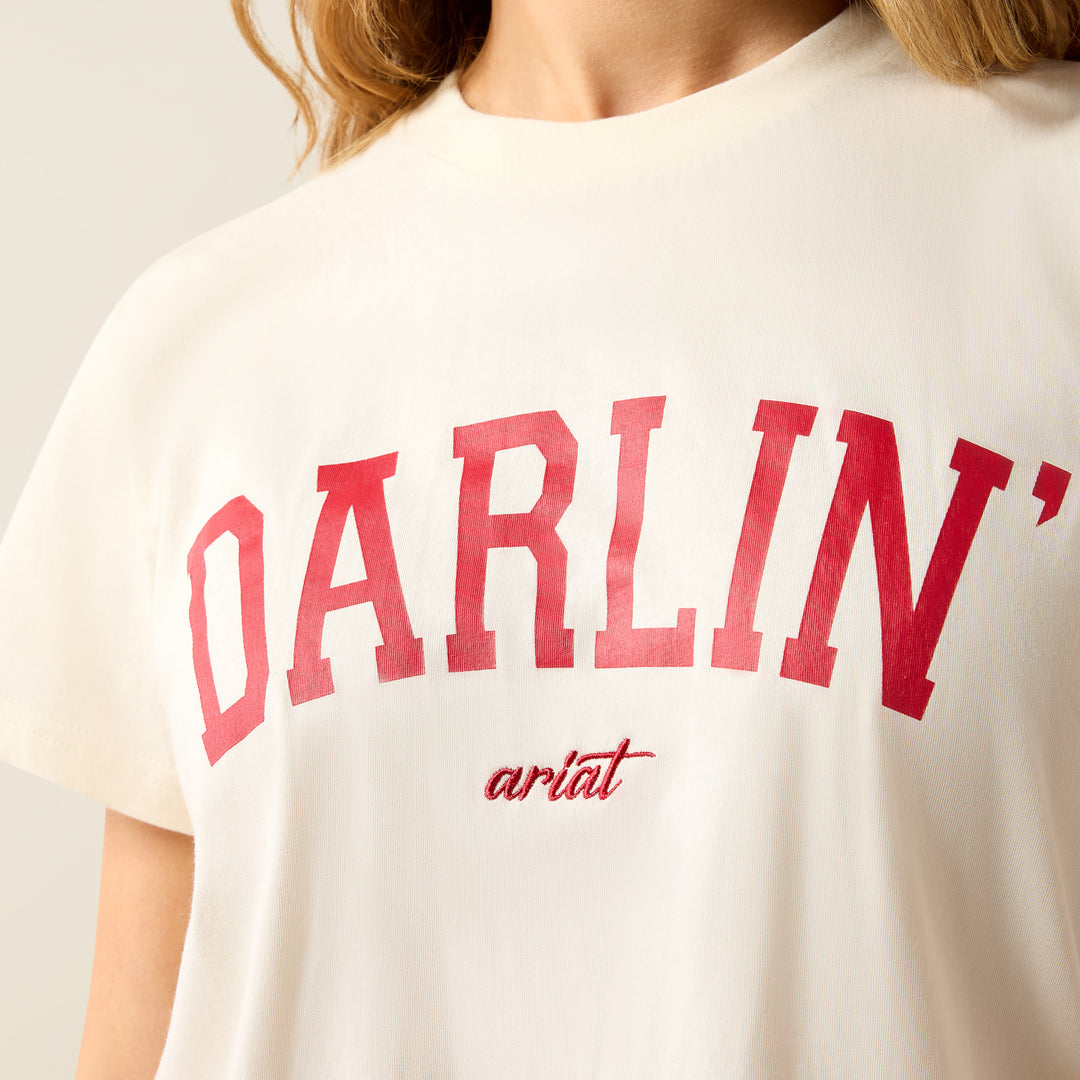 Ladies Ariat Sporty Short Sleeve Red Darlin' T-Shirt - 10079904