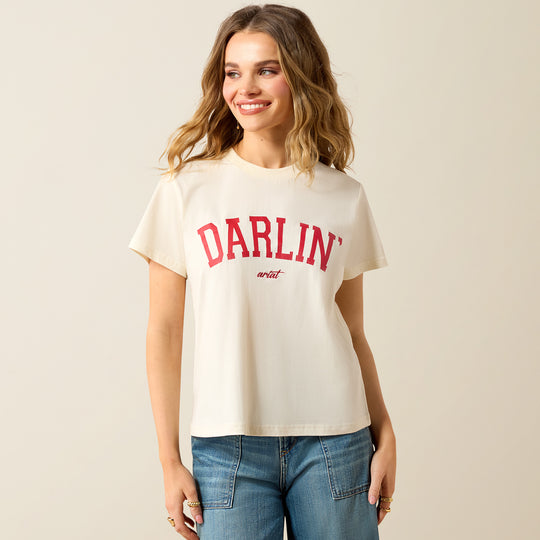 Ladies Ariat Sporty Short Sleeve Red Darlin' T-Shirt - 10079904