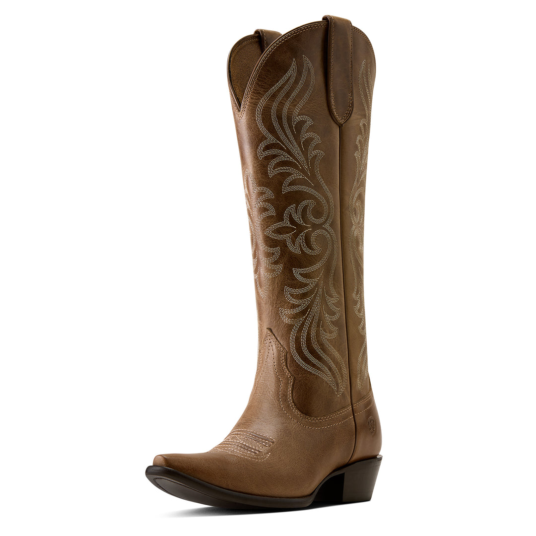 Women's Arait Calera X Toe Western Boot Waxed Taupe - 10080314
