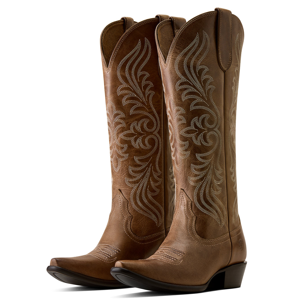 Women's Arait Calera X Toe Western Boot Waxed Taupe - 10080314