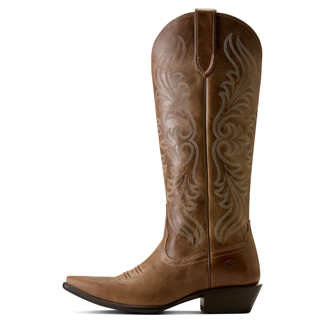 Women's Arait Calera X Toe Western Boot Waxed Taupe - 10080314