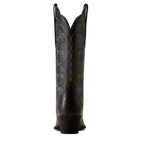 Women's Arait Heritage Blossom J Toe Western Boot Supple Black - 10080317