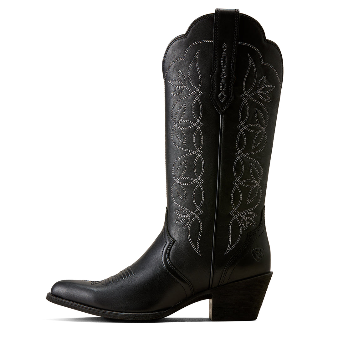 Women's Arait Heritage Blossom J Toe Western Boot Supple Black - 10080317