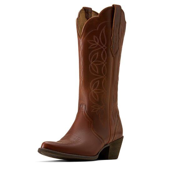 Women's Arait Heritage Blossom J Toe Western Boot Vintage Carmel - 10080318