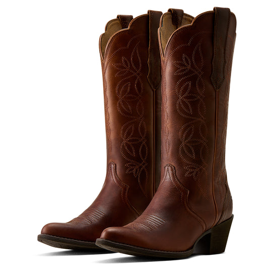 Women's Arait Heritage Blossom J Toe Western Boot Vintage Carmel - 10080318
