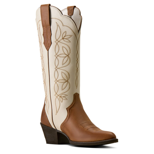 Women's Arait Heritage Blossom J Toe Western Boot Wheat Brown - 10080319