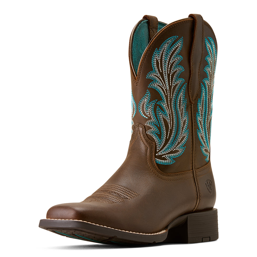 Women's Ariat Round Up Filly Dark Cacao with a 9" Dark Cacao Top - 10080408