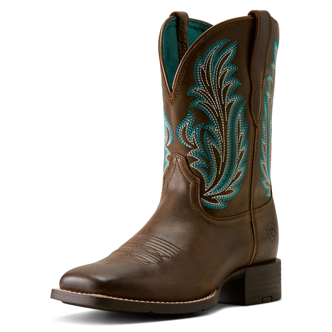 Women's Ariat Round Up Filly Dark Cacao with a 9" Dark Cacao Top - 10080408