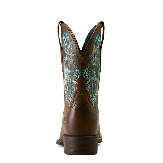 Women's Ariat Round Up Filly Dark Cacao with a 9" Dark Cacao Top - 10080408
