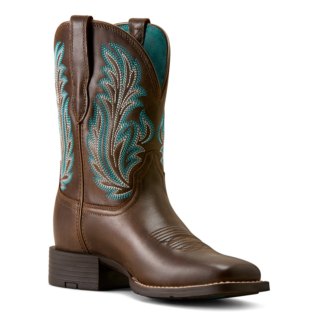 Women's Ariat Round Up Filly Dark Cacao with a 9" Dark Cacao Top - 10080408