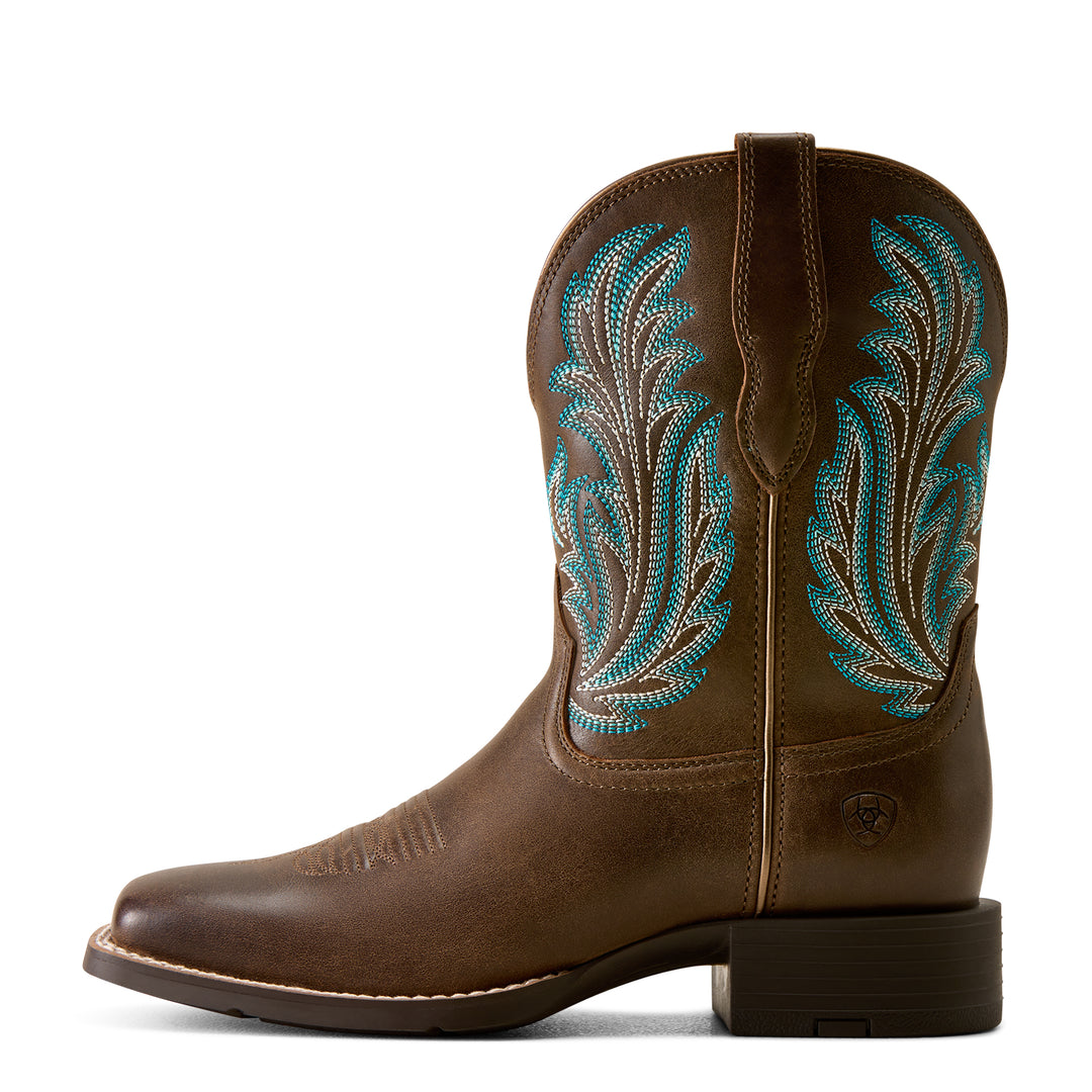 Women's Ariat Round Up Filly Dark Cacao with a 9" Dark Cacao Top - 10080408