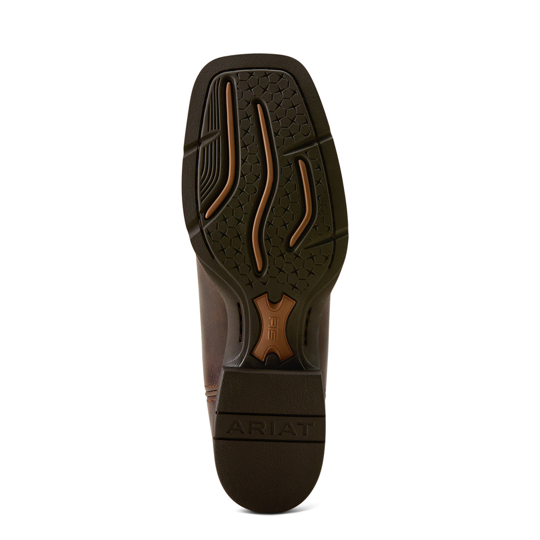 Ladies Ariat Round Up Ruidoso Wide Square Toe Western Boot - 10080434