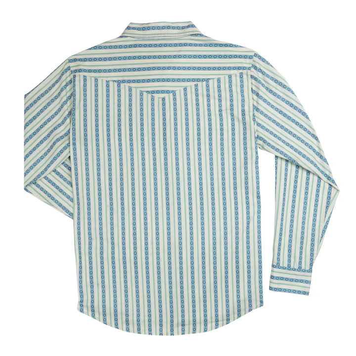 Men's Sendero Provisions Co. Wyatt Pearl Snap Long Sleeve Southwest Stripe Shirt