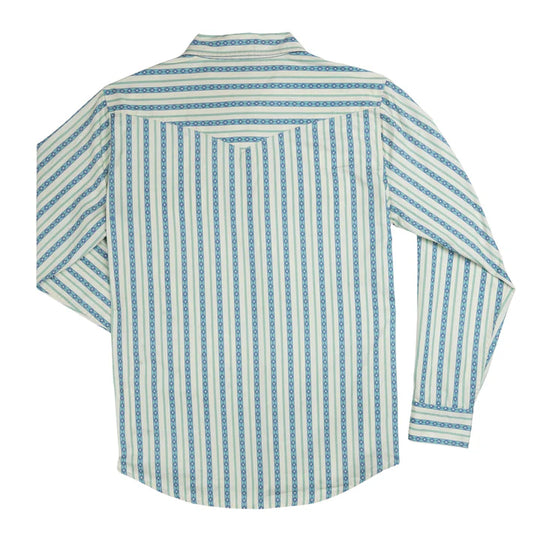 Men's Sendero Provisions Co. Wyatt Pearl Snap Long Sleeve Southwest Stripe Shirt