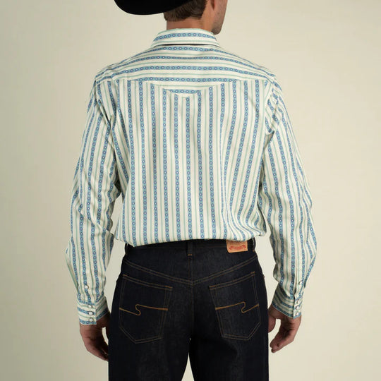Men's Sendero Provisions Co. Wyatt Pearl Snap Long Sleeve Southwest Stripe Shirt