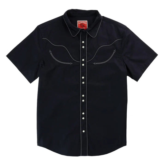 Sendero Provision Co The Prescott Black/Charcoal Western Shirt