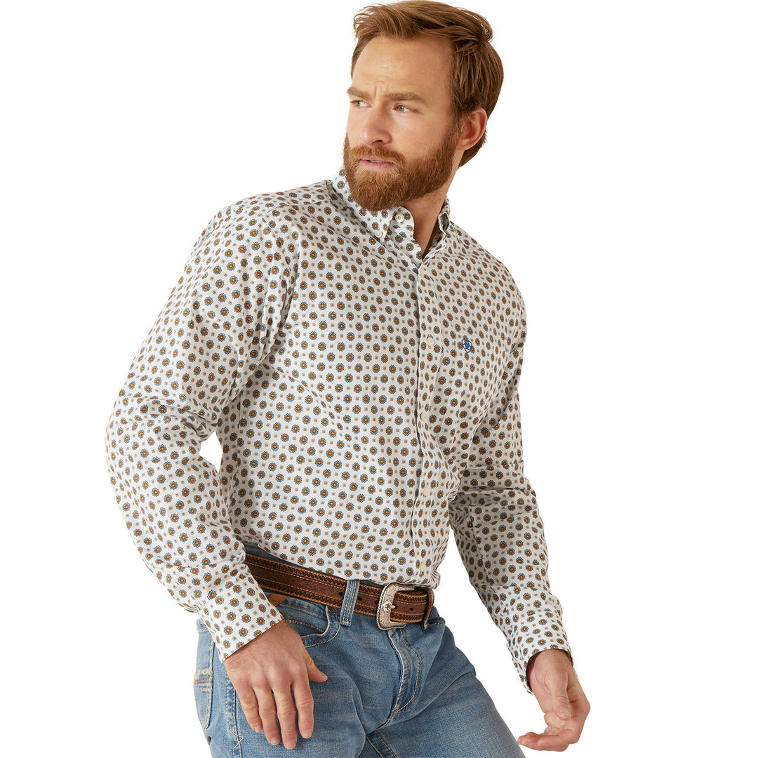 Men's Ariat Garvie Fitted Long Sleeve Shirt - 10046585