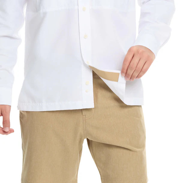 Men's GameGuard White Explorer Long Sleeve Shirt