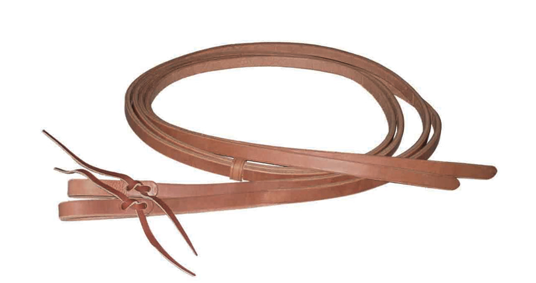 Berlin Leather Hermann Oak Waterloop Split Reins - 1/2" X 8 - H128