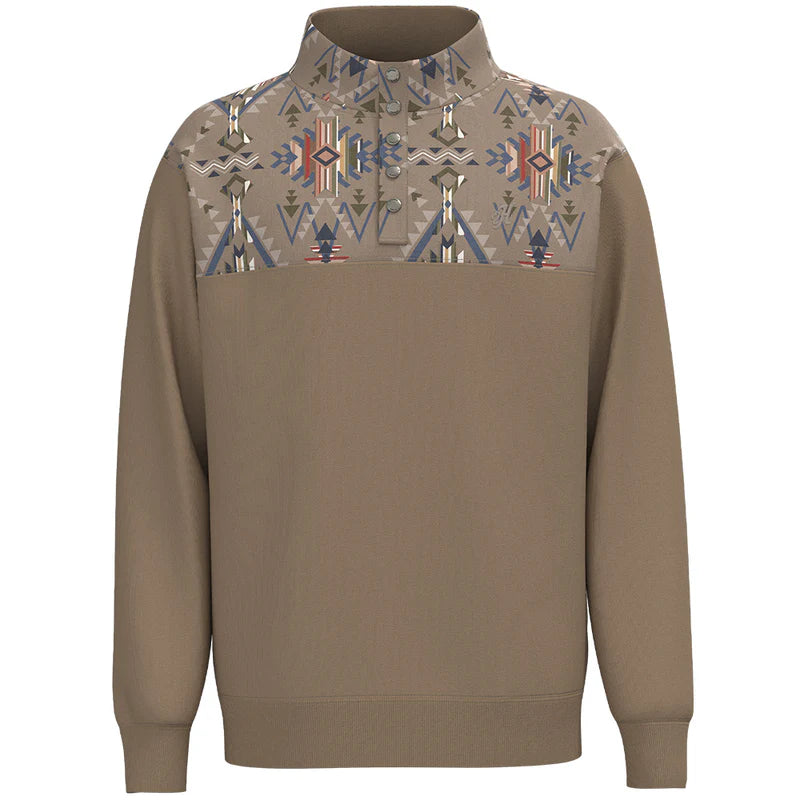 Men's Hooey Stevie Aztec Pullover - HH2609TNAZ