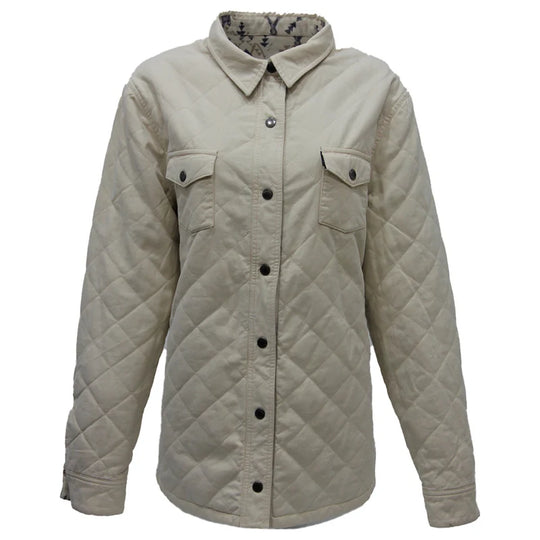 Ladies Hooey Bandera Reversible Barn Jacket Cream/Aztec - HJ2606CRAZ