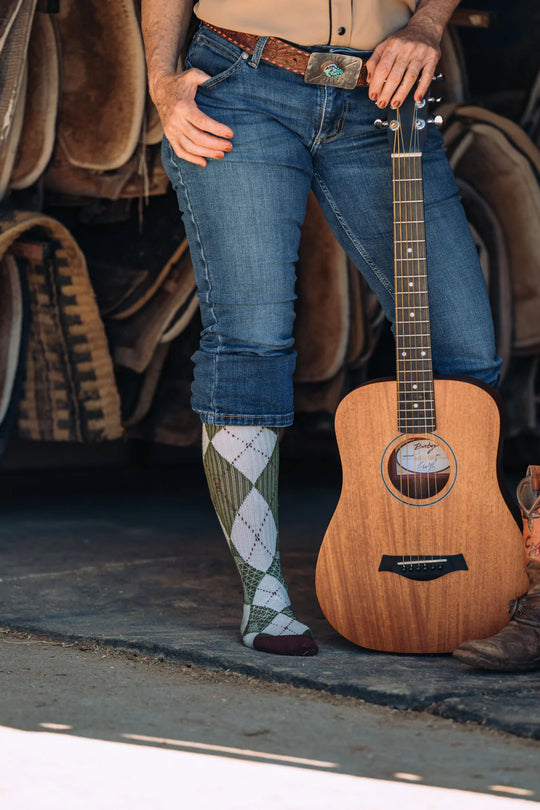 Lucky Chuck Ranch Rider Performance Socks