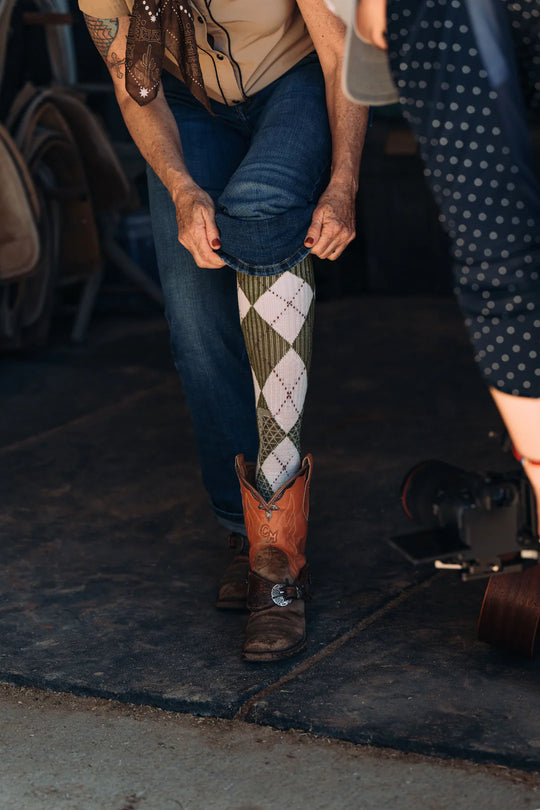 Lucky Chuck Ranch Rider Performance Socks