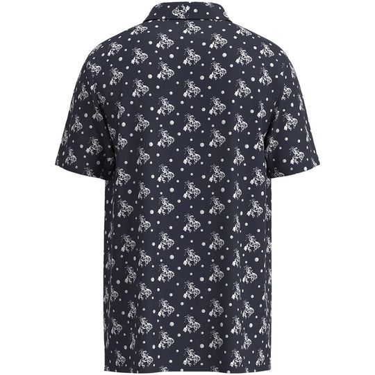 Men's Hooey "The Weekender" Polo Navy/White - HP2601NVPR