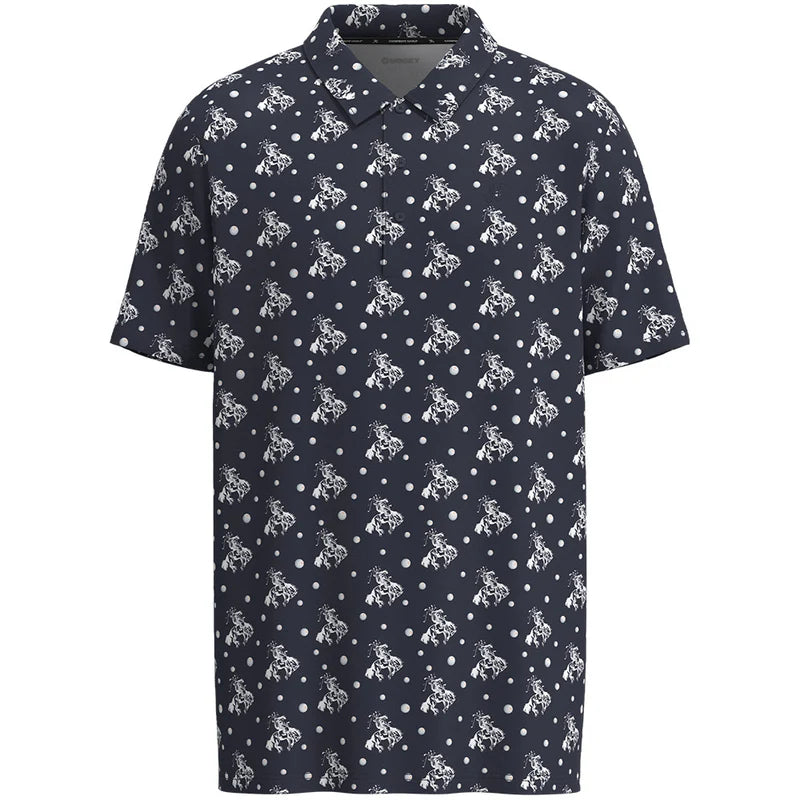 Men's Hooey "The Weekender" Polo Navy/White - HP2601NVPR