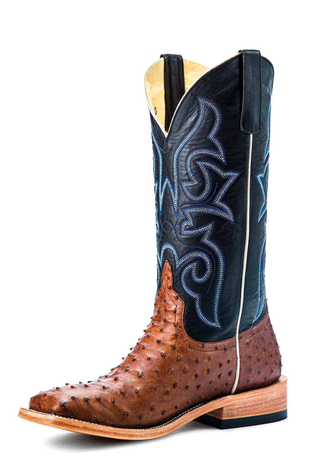 Men's Horse Power Oryx Lux FQ Ostrich with 13" Bucky Black Tops - HP-8017