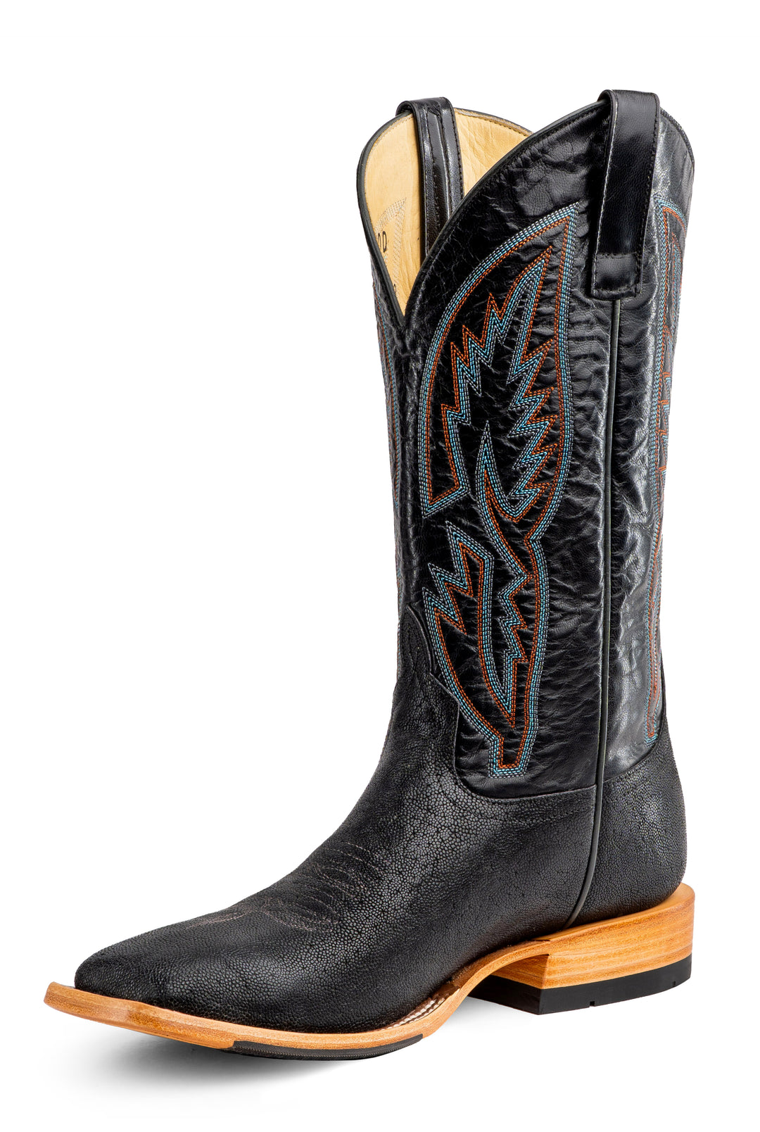 Men's Horse Power Black Elephant with 13"Black Lux Arizona Tops - HP8094