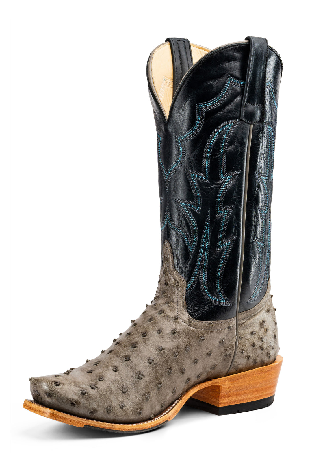 Men's Horse Power Serpentine Bruciato Full Quill Ostrich with 13"Black Avatatar Tops - HP9549 Style # 71