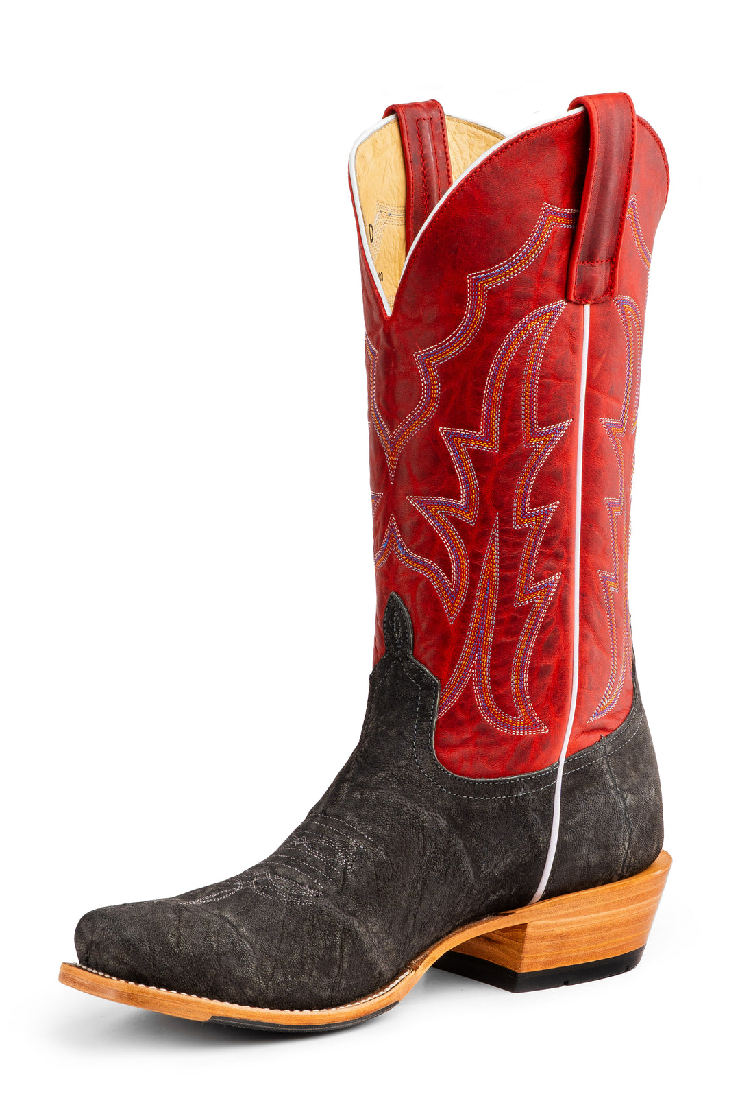 Men's Horse Power Grey Safari Elephant TK Toe with 13"Scarlet Fargo Tops - HP9552
