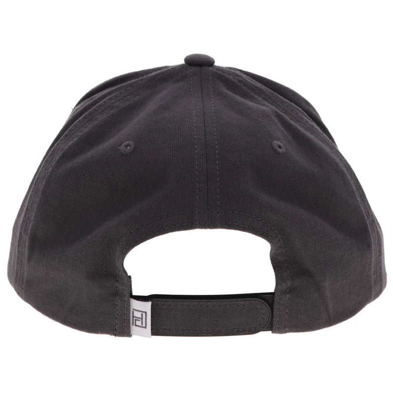 Hooey "Western Swing" Hat Grey w/ White Embroidery - 2536T-GY