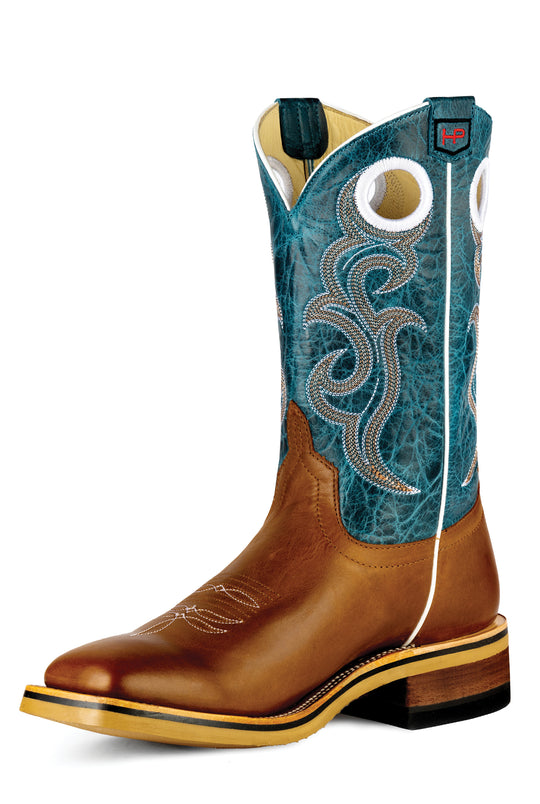 Men's Horse Power Soft Toe Work Crazyhorse with 12" Blue Jean Baby Tops - HPW2504
