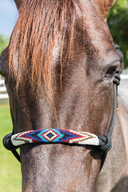 Professional's Choice Beaded Rope Halter