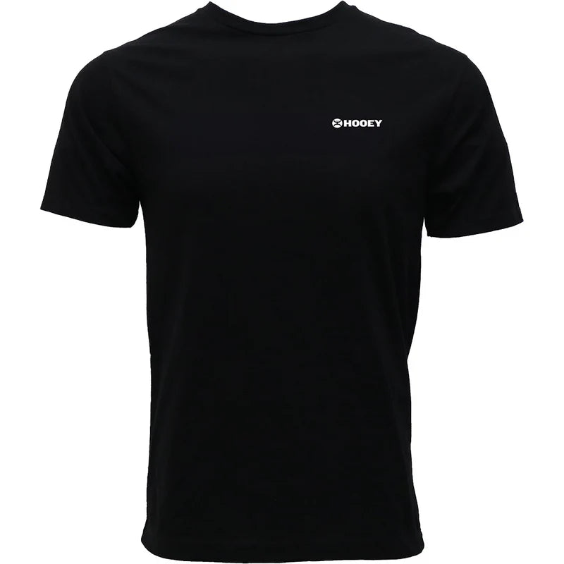 Hooey "Western OG" T-shirt Black w/White Logo - HT1711BK