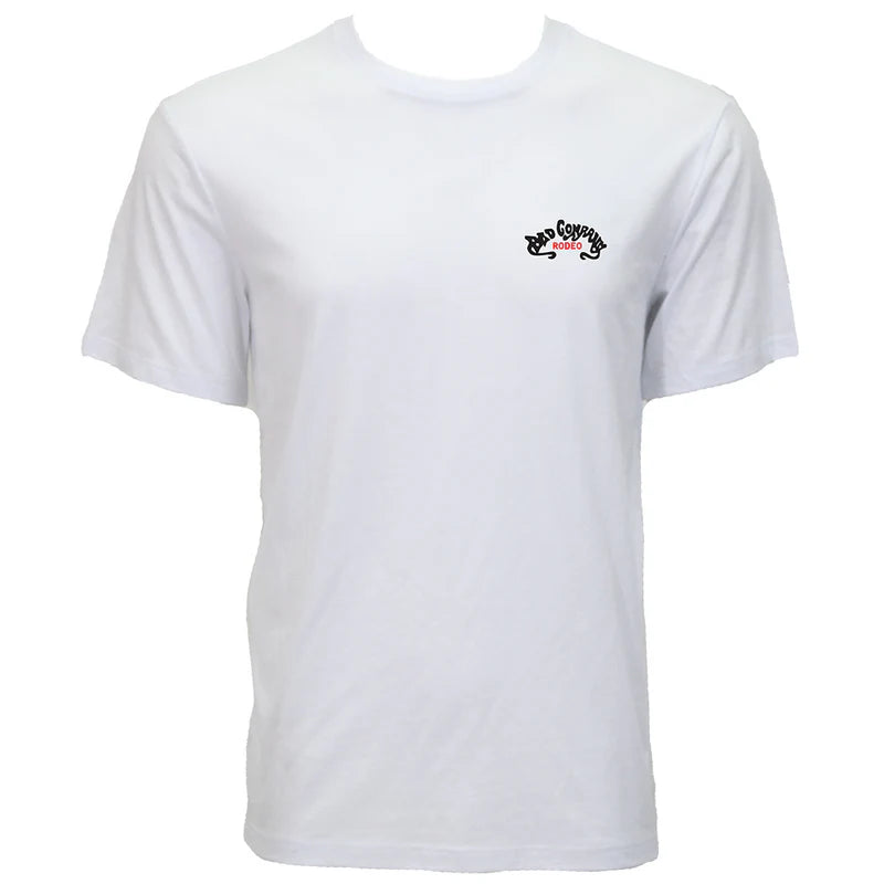 Hooey T-shirt White w/Multi-Color Party Animal Logo - HT1833WH-P