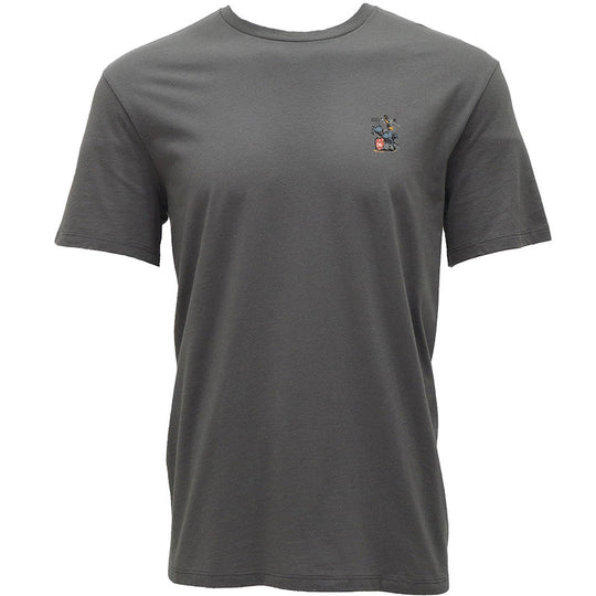 Hooey "Prison Rodeo" T-shirt Grey w/Multi Color Rodeo Graphic - HT1893DKGY