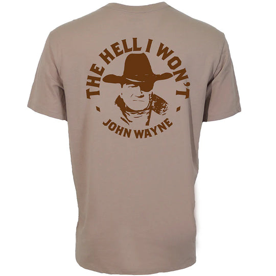 Hooey "John Wayne" Light Brown Pocket T-shirt - HT2658TN