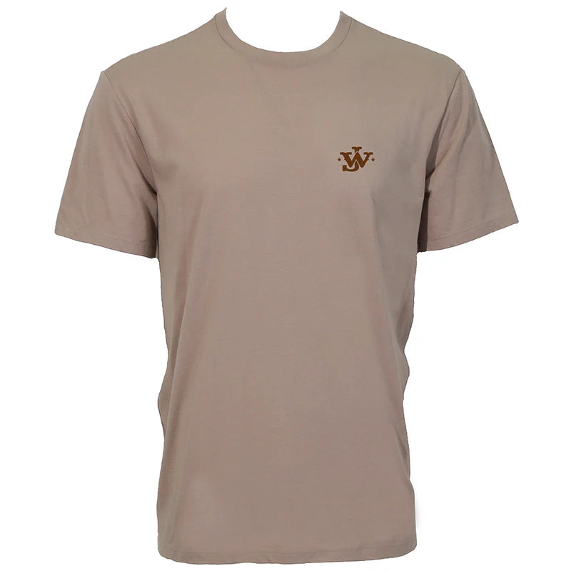 Hooey "John Wayne" Light Brown Pocket T-shirt - HT2658TN