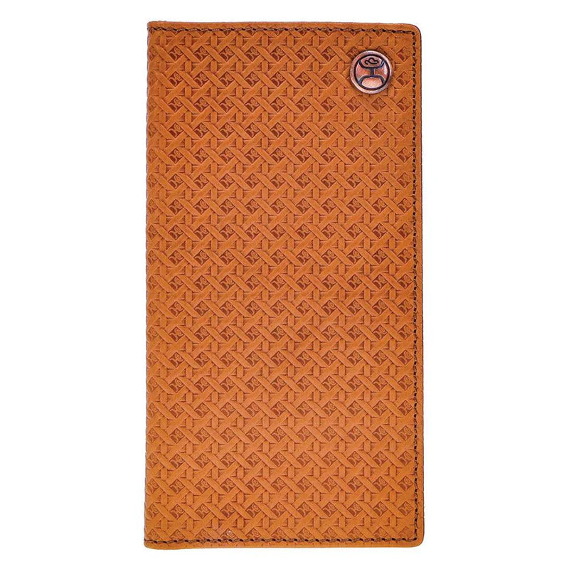 Hooey "Hands Up Basket Weave" Rodeo Wallet Tan - HW002-TN