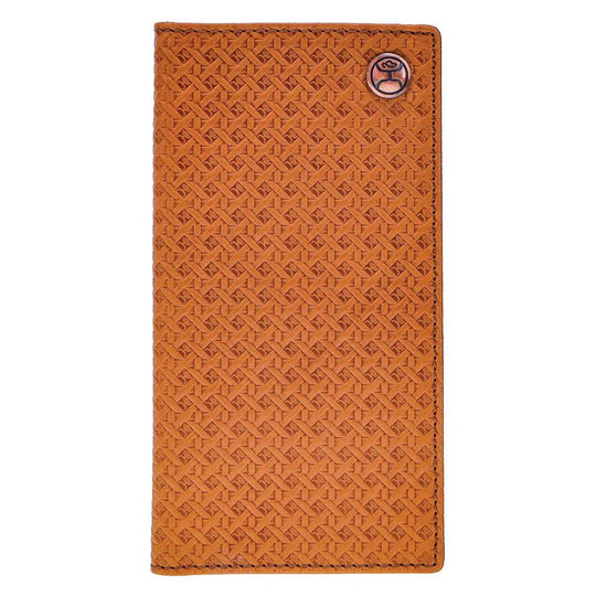 Hooey "Hands Up Basket Weave" Rodeo Wallet Tan - HW002-TN