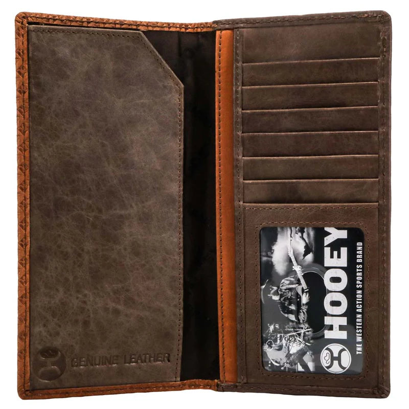 Hooey "Hands Up Basket Weave" Rodeo Wallet Tan - HW002-TN